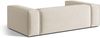 Micadoni Sofa Nuria 3-Sitzer Samt Beige Bild 3