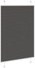 vidaXL Plissee Schwarz 100x150 cm Stoffbreite 99,4 cm Polyester 4015143 Bild 3