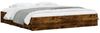 vidaXL Bettgestell mit Schubladen Räuchereiche 180x200cm Holzwerkstoff 3207256 Bild 3