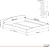 Holzbett (Fichte) "Rosi" 200 x 220 cm 20 cm mit Kopfteil Massivholzbett Bett Bild 5