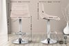 Barhocker 2er Set DUBAI - Beige, Samt, Chrom Barhocker mit Lehne Barstuhl Tresenhocker Tresenstuhl Kneipenhocker Kneipenstuhl Bild 2