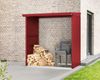 Hörmann Ecostar Metall Kaminholzregal Trend Typ 2, 181 x 103 cm, purpurrot, 181 x 103 x 198 cm (T x B x H) Bild 3