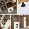 Kleiderschrank Satton 01 (Farbe: Artisan Eiche / Grau Hochglanz) Bild 4