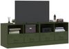 vidaXL TV-Schränke 2 Stk. Olivgrün 67x39x44 cm Stahl 841748 Bild 3