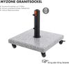 Doppler MyZone Granitsockel 40 oder 50 kg auswählbar 85897 Rollsockel inkl. Standrohr 50 kg Bild 3