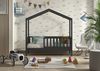 Juniorbett Karie 148x76x151 Kinderbett Massivholz Anthrazit Bild 3