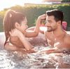 Bestway 6002U LAY-Z-SPA Energiespar Whirlpool Ibiza AirJet, für 4 Personen, 180 x 180 x 66 cm, Dunkelgrün Bild 4