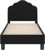 vidaXL Kinderbettgestell mit Kopfteil Schwarz 70 x 140 cm Samt 42010931 Bild 5