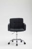 Arbeitshocker ZÜRICH - 60x52x75cm, Kunstleder, Schwarz | Arbeitsstuhl Drehhocker Rollhocker Bürohocker Bild 3