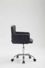 Arbeitshocker ZÜRICH - 60x52x75cm, Kunstleder, Schwarz | Arbeitsstuhl Drehhocker Rollhocker Bürohocker Bild 4