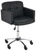 Arbeitshocker ZÜRICH - 60x52x75cm, Kunstleder, Schwarz | Arbeitsstuhl Drehhocker Rollhocker Bürohocker Bild 2