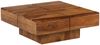 Couchtisch, Sofatisch 80x80x30 cm Massivholz Akazie Bild 5