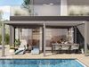 PRIMEYARD Pergola 3x6 m Aluminium Pfosten mit Lamellendach aus Aluminium graue Terrassenüberdachung Bild 4