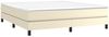 vidaXL Boxspringbettgestell Creme 160x200 cm Kunstleder 3120708 Bild 3