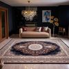 Orientalischer Webteppich - Beauty Array 150 x 80 cm - dunkelblau - läufer Bild 2