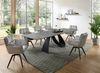 Armlehnstuhl >Alani< (2er Set) in silber - 64x89x65,5 (BxHxT) Bild 5