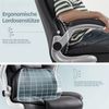 IWMH Chefsessel Ergonomischer Bürostuhl, Höhenverstellbar Schreibtischstuhl (PU-Leder Schreibtischstuhl), Drehstuhl mit klappbarer Armlehnen und Lendenwirbelstütze Bild 3