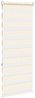 vidaXL Doppelrollo Marmorbeige 55x150 cm Stoffbreite 50,9 cm Polyester 4014642 Bild 4
