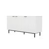 HOME DELUXE Sideboard NYLA Weiß - 154 x 73 cm Bild 4
