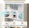 COSTWAY Küchenbuffet Küchenschrank mit Rollen, Arbeitsplatte, Lochwand, Haken Bild 3