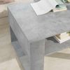 vidaXL Couchtisch Beton Grau 66 x 53 x 45 cm Holzwerkstoff 8000103 Bild 4