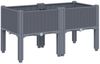vidaXL Pflanzkasten mit Beinen Blaugrau 80x40x42 cm PP 367891 Bild 2