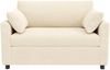 2-Sitzer-Schlafsofa aus Cord mit USB-Anschluss, Ausziehfunktion, 134x82/223x84 cm, Beige Bild 4
