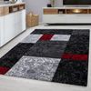 Kurzflor Teppich Hara rechteckig - 160x230 cm - Rot Bild 3