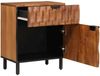 vidaXL Nachttisch Braun 50 x 33 x 60 cm Massivholz Mango 4017908 Bild 2