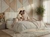 Polsterbett TENARDO CLASSIC mit Stauraum, Lattenrost, Bett mit Gasdruckfedern, Schlafzimmerbett - 200 x 200 cm - Hellgrau Velvet Bild 3