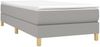 vidaXL Boxspringbett mit Matratze Hellgrau 80x200 cm Stoff 3144127 Bild 3