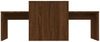 Couchtisch-Set, Sofatisch Braun Eichen-Optik 100x48x40 cm Holzwerkstoff Bild 4