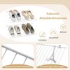 2er Set Wandmontage Schuhregale Metall-Draht Lagerorganisator Set Anpassbare Schrankregal Bild 5