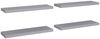 vidaXL Schweberegale 4 Stk. Grau 80x23,5x3,8 cm MDF 323858 Bild 2