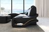 Ecksofa Elegante L-Form Leder - Büffelleder - schwarz - Links Bild 4
