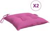 vidaXL Stuhlkissen 6 Stk. Rosa 40x40x7 cm Stoff 361503 Bild 2