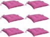 vidaXL Stuhlkissen 6 Stk. Rosa 40x40x7 cm Stoff 361503 Bild 3