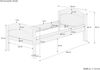 Massivholzbett geschwungenes Seniorenbett Buche natur 90x200 Einzelbett Bettgestell 60.75-09 oR Bild 4