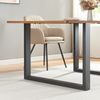 Tischgestell 2er Set Makers Stahl 72x90 cm Schwarz [en. casa] Bild 3