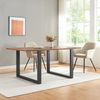 Tischgestell 2er Set Makers Stahl 72x90 cm Schwarz [en. casa] Bild 4