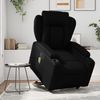 vidaXL Massagesessel mit Aufstehhilfe Elektrisch Schwarz Kunstleder 3204565 Bild 1