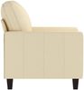 vidaXL Sessel Creme 60 cm Stoff 359149 Bild 4