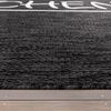 KADIMA DESIGN Teppich Schriftzug Wohnzimmer schmutzabweisend Teppich Kurzflor, Läufer, Höhe: 4 mm, 100% Polypropylen,Läufer, 60x100, Anthrazit Bild 2