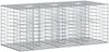 vidaXL Gabionen Hochbeet Silber 42033322 Bild 2