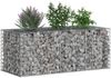 vidaXL Gabionen Hochbeet Silber 42033322 Bild 3