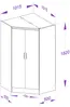 Vente-unique - FEOVA Wardrobe and walk-in wardrobe Holz, Platte Beige - B 101,5 cm x H 182 cm x L 263,5 cm Bild 4
