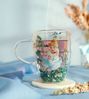 Disney Glas Designer 3D Glas Cinderella Pastell mit echten Blumen & effekt, 1-tlg. Bild 4