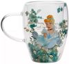 Disney Glas Designer 3D Glas Cinderella Pastell mit echten Blumen & effekt, 1-tlg. Bild 2