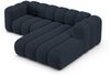 Micadoni Modulares Ecksofa Lupine 3-Sitzer Rechts Chenille Eden Marineblau Bild 3