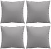 vidaXL Sofakissen 4 Stk. Grau 60x60 cm Stoff Bild 4